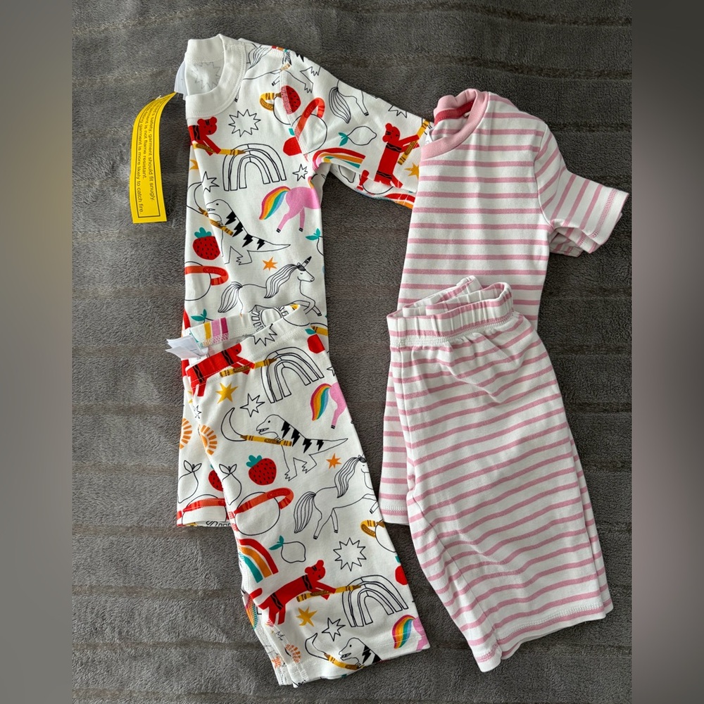 Girls Summer PJ sets Lot - Picture 2 of 5
